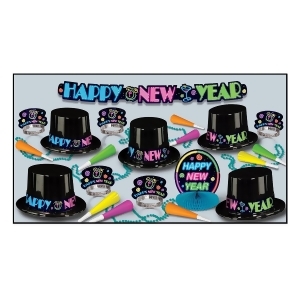 The Neon Party Kit For 10 People for New Year's Eve - All