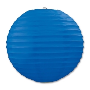 Club Pack of 18 Round Blue Hanging Paper Lanterns 9.5 - All