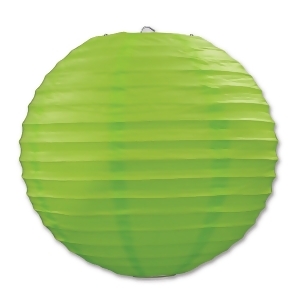 Club Pack of 18 Round Light Green Hanging Paper Lanterns 9.5 - All
