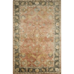 2.5' x 8' Yuletide Festival Forest Green and Faded Copper Red Area Throw Rug Runner - All