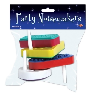 Club Pack of 48 Racket Raise 'N Noisemakers Party Favors - All