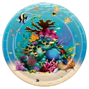 Pack of 96 Disposable Nautical Under The Sea Dinner Plates 9 - All