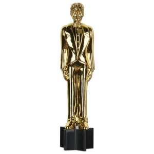 Pack of 12 Movie Award Night Jointed Male Statuette Cutout Party Decorations 66 - All