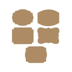 Club Pack of 24 Beige Brown Decorative Sticker Craft Label Sheets - All