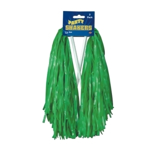 Club Pack of 48 Pre-Packaged Green Football Themed School Spirt Poly Shakers 12 - All