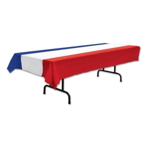 Club Pack of 12 Patriotic Rectangle Tablecovers 54 x 108 - All