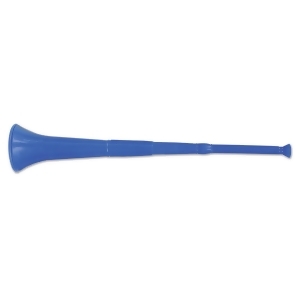 Club Pack of 12 Festive Blue Collapsible Stadium Horn Party Favors 28.5 - All