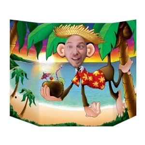 Pack of 6 Luau Monkey Photo Prop Decorations 37 x 25 - All