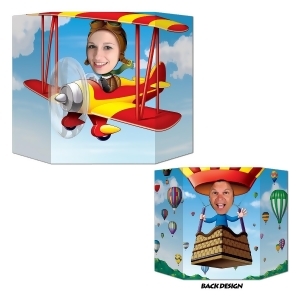 Pack of 6 Biplane/Hot Air Balloon Photo Props 37'' x 25'' - All