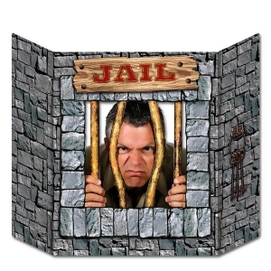 Pack of 6 Jail Cell Photo Prop Decorations 37 x 25 - All