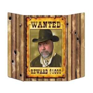 Pack of 6 Western Themed Wanted Poster Photo Prop Decorations 37 x 25 - All
