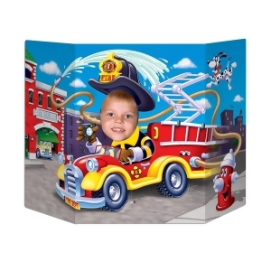 Pack of 6 Fire Truck Emergency Call Photo Prop Decorations 37 x 25 - All