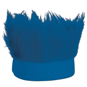 Club Pack of 12 Cyan Blue Decorative Party Hairy Headband Costume Accessory - All