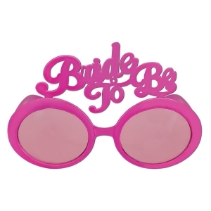Pack of 6 Pink ''Bride To Be'' Fanci-Frame Eyeglass Party Favor Costume Accessories - All