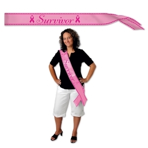 Club Pack of 6 Pink Satin Sash - All