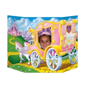Pack of 6 Princess Themed Royal Carriage Ride Photo Prop Decorations 37 x 25 - All