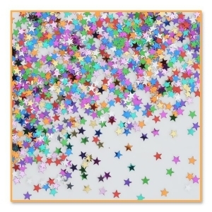 Pack of 6 Metallic Multi-Colored Star Celebration Confetti Bags 0.5 oz. - All