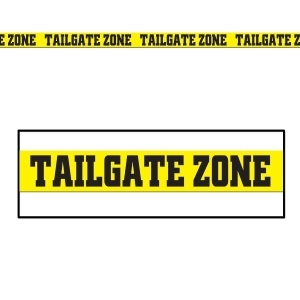 Club Pack of 12 ''Tailgate Zone'' Party Tape 3 x 20' - All