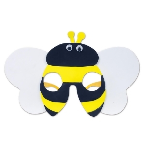 Club Pack of 12 Black and Yellow Bumblebee Eyeglass Party Favor Costume Accessories - All