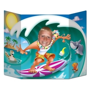 Pack of 6 Luau Themed Surfer Dude Photo Prop Decorations 37 x 25 - All