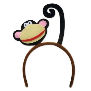 Club Pack of 12 Party Favor Monkey Headband - All