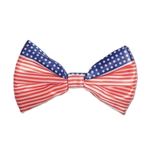 Club Pack of 12 Stars and Stripes Patriotic Bow Tie Costume Accessories 7 - All