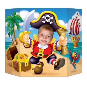Pack of 6 Pirate Themed Discovered Treasure Photo Prop Decorations 37 x 25 - All