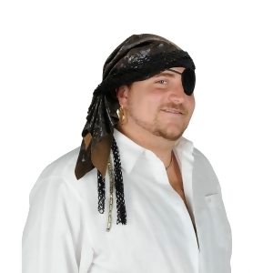 Club Pack of 12 Deluxe Pirate Themed Decorative Bandana Accessories - All