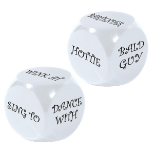 Club Pack of 24 Bachelorette Decision Oversized Dice Party Game - All