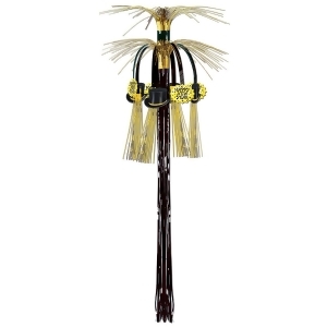 Club Pack of 12 Gold and Black Happy New Year Cascade Hanging Column 3' - All