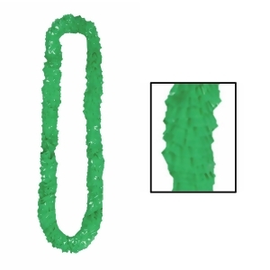 Club Pack of 720 Green Soft-Twist Poly Hawaiian Luau Party Lei Necklaces 36 - All
