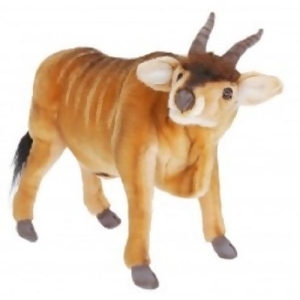 Set of 2 Life-Like Handcrafted Extra Soft Plush Great Western Eland Stuffed Animals 14.75 - All