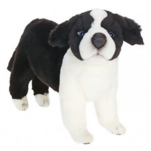 Pack of 3 Life-Like Handcrafted Extra Soft Plush Border Collie Puppy Stuffed Animal 15.25 - All