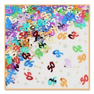 Pack of 6 Multi-Colored 50 Stars Birthday Party Celebration Confetti Bags 0.5 Oz - All