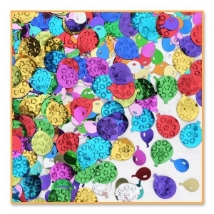 Pack of 6 Multicolored Balloon Party Birthday Confetti Bags 0.5 Oz - All