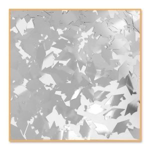 Pack of 6 Shiny Silver Graduation Cap Confetti Bags 0.5 Oz - All