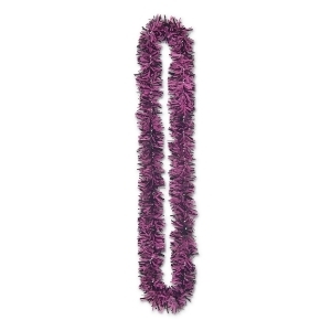 Club Pack of 144 Pink and Black Bachelorette Fringed Soft-Touch Poly Party Leis - All