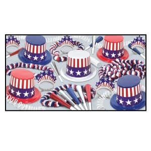 Decorative Spirit Of America Party Assortment for 50 People - All