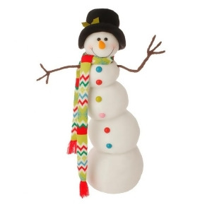 26 Merry Bright Posable Snowman Christmas Decoration - All