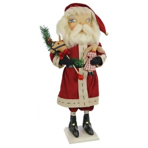 22 Gathered Traditions Santa Decorative Christmas Table Top Figure - All