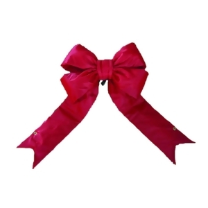 36 x 45 Red Indoor/Outdoor 4-Loop Structural Commercial Christmas Bow Decoration - All