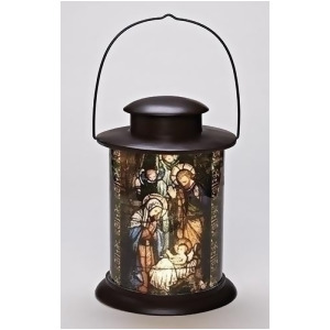12 Battery Operated Led Lighted Religious Holy Family Christmas Nativity Lantern - All
