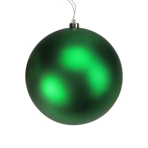Matte Green Uv Resistant Commercial Drilled Shatterproof Christmas Ball Ornament 10 250mm - All