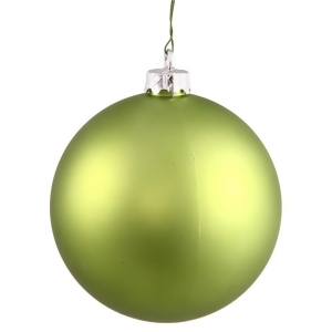 Matte Lime Uv Resistant Commercial Drilled Shatterproof Christmas Ball Ornament 10 250mm - All