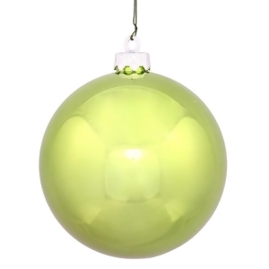 Shiny Lime Uv Resistant Commercial Drilled Shatterproof Christmas Ball Ornament 10 250mm - All