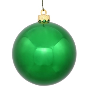 Shiny Green Uv Resistant Commercial Drilled Shatterproof Christmas Ball Ornament 10 250mm - All