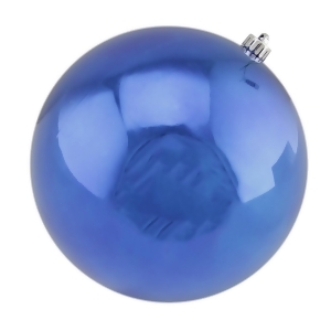 Shiny Blue Uv Resistant Commercial Drilled Shatterproof Christmas Ball Ornament 10 250mm - All