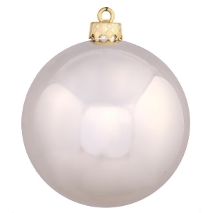 Shiny Silver Uv Resistant Commercial Drilled Shatterproof Christmas Ball Ornament 10 250mm - All