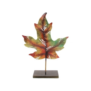 14 Multi-Colored Autumn Harvest Maple Leaf Decorative Votive Candle Holder - All