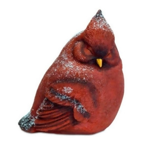 8 Red Snowy Left Facing Cardinal Bird Christmas Table Top Decoration - All